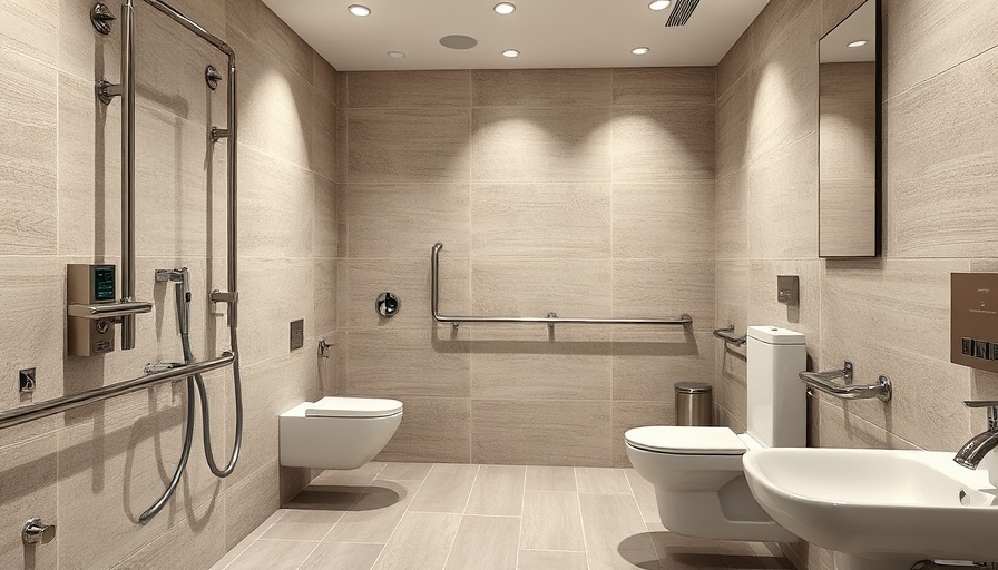 Modern wheelchair-accessible bathroom solutions with sleek design.