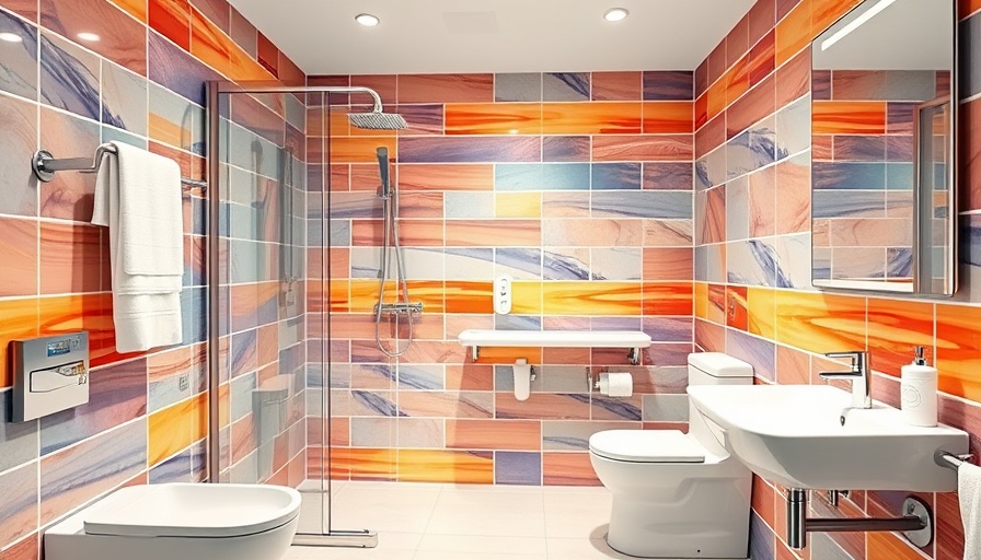 Modern DIY accessibility upgrades in a sleek bathroom.