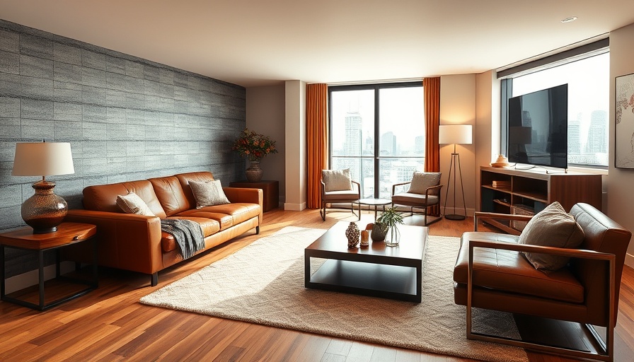Modern basement conversion ideas with stylish decor and large windows.
