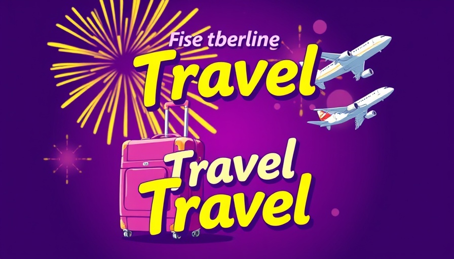 Smart Storage and Organization: Travel Advertisement with Luggage and Airplane.