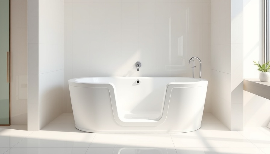 Modern walk-in tub with easy access in a sleek bathroom, discussing Walk-In Tub Pricing Options.