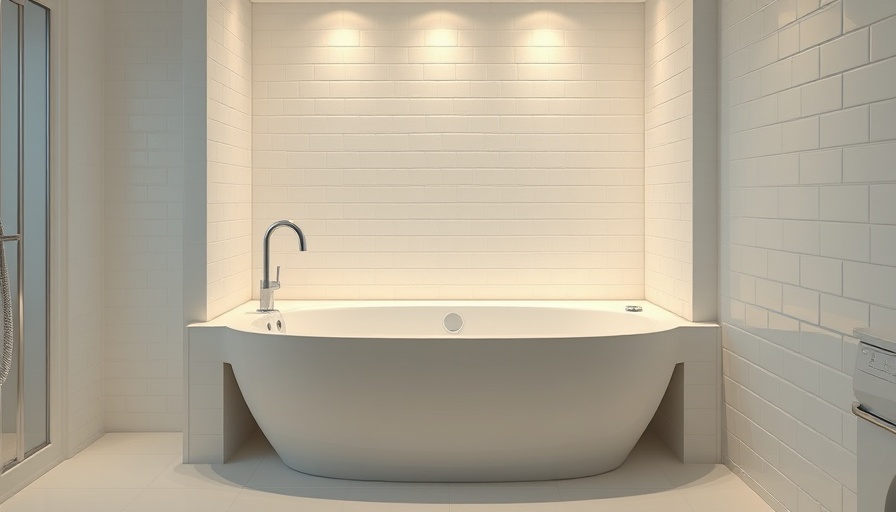 Modern walk-in tub in a well-lit bathroom setting.