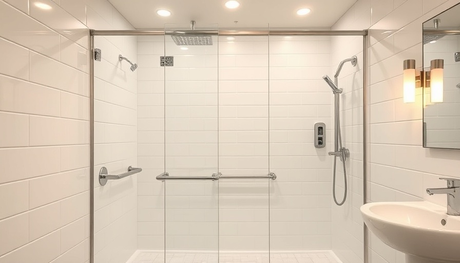 Modern senior-friendly bathroom remodel in Toms River with accessibility features.
