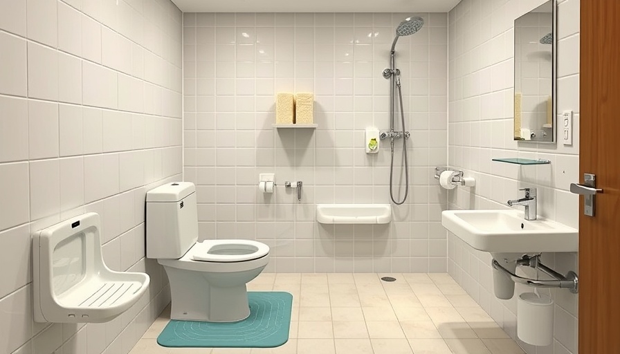 Child-friendly bathroom emphasizing safety and accessibility features.
