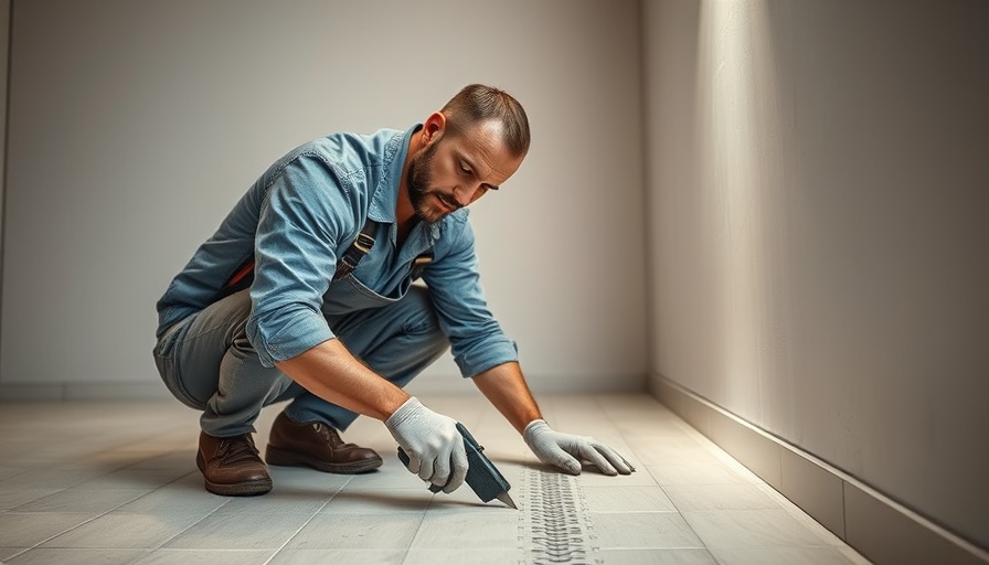Non-slip tile installation in Toms River by a skilled craftsman.