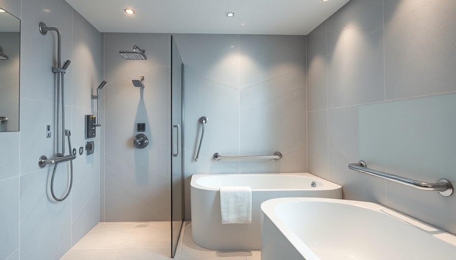 Modern bathroom remodel enhances safety and comfort, featuring sleek design.