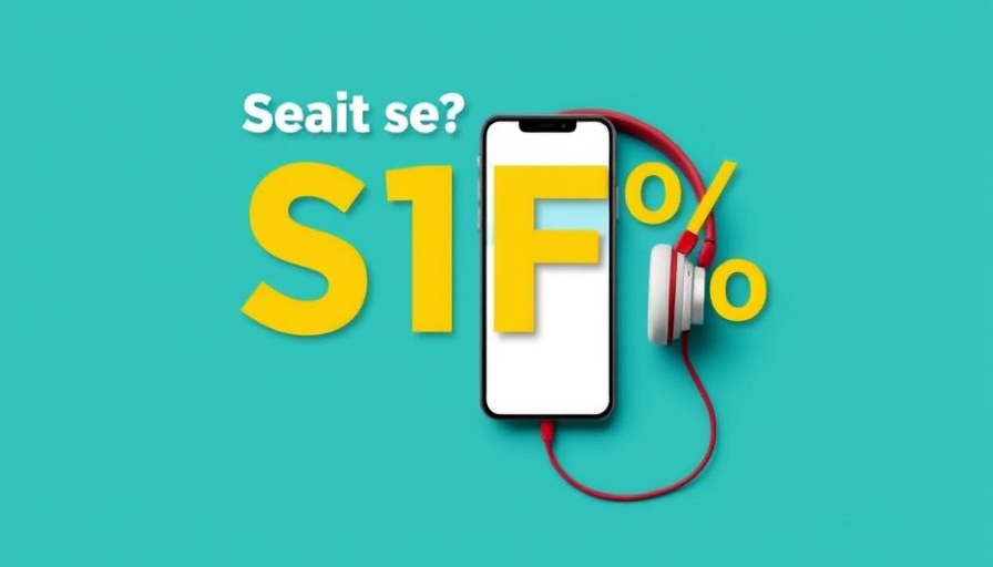 Advertisement banner featuring a smartphone and headphones with Amazon discount.
