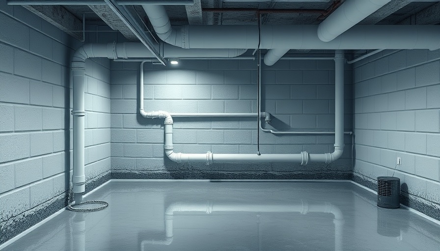 Advanced basement waterproofing and flood prevention system.