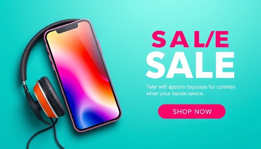 Advertisement banner with discount on Amazon items.
