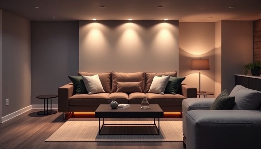 Modern basement conversion ideas for a stylish lounge