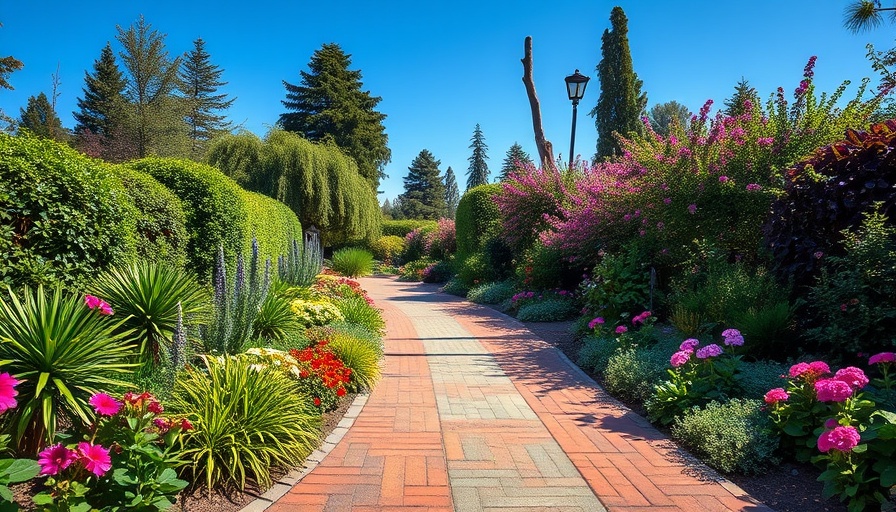 Virginia sustainable garden design featuring a lush garden.