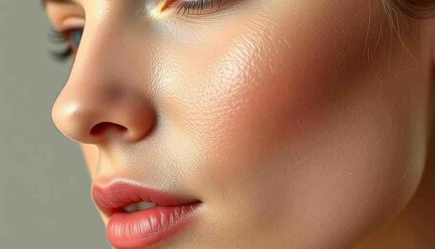Close-up of flawless skin showing the best hydrating concealers for dry skin.