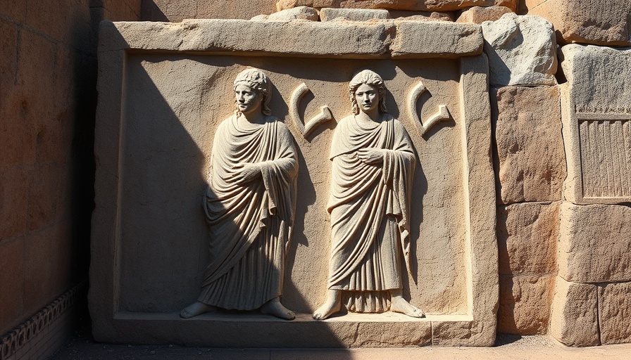 Statue of a priestess in Pompeii unearthed at archaeological site.