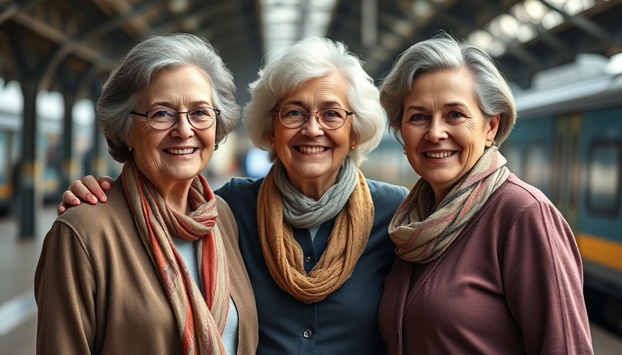 Older women reunited at train station, DNA test family reunion