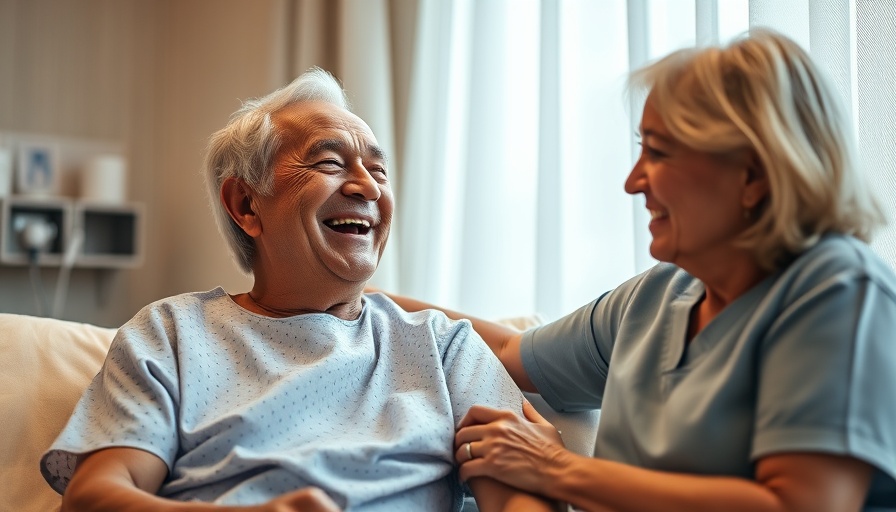 Doctor community support for cancer treatment: patient with friend.