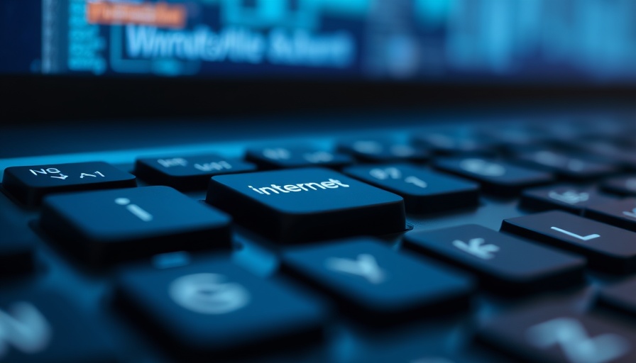 Nahaufnahme einer Tastatur-Internet-Taste, unscharfer Hintergrund.
