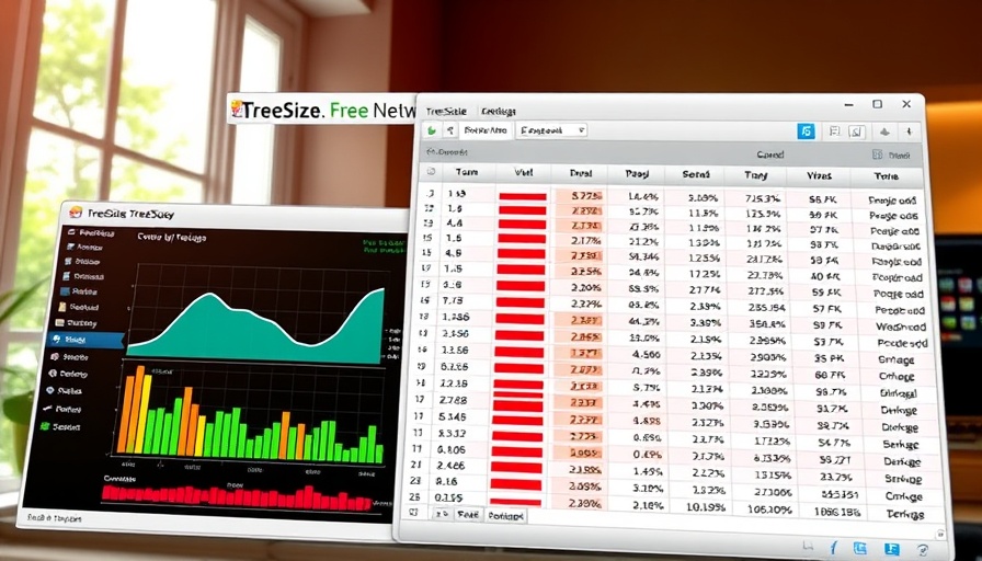 TreeSize Free interface displaying disk space usage stats.