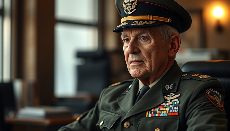 Soldat Carsten Breuer Bundeswehr officer speaking in office setting.