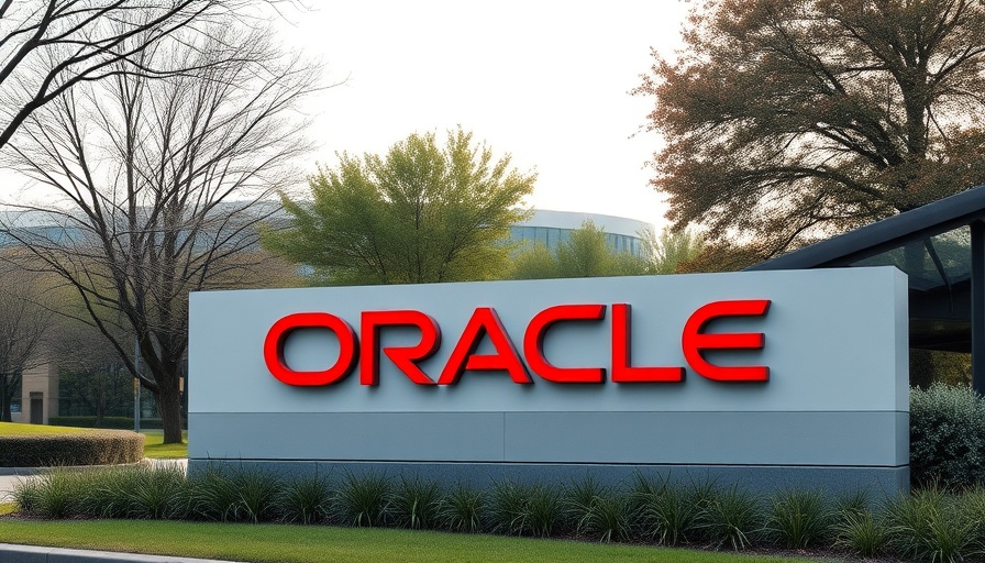 Oracle campus entrance highlighting Cloud-Dienste with AMD KI-Chips.