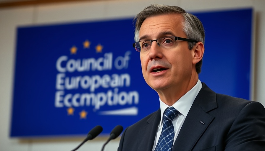 European official at press conference related to Chatkontrolle Proteste.