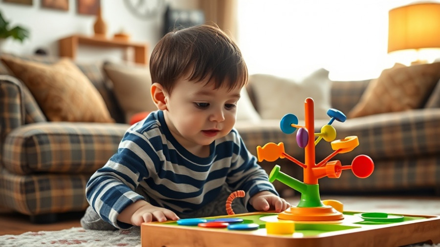 Child playing ThinkFun Friends Logikspiele in a cozy living room.