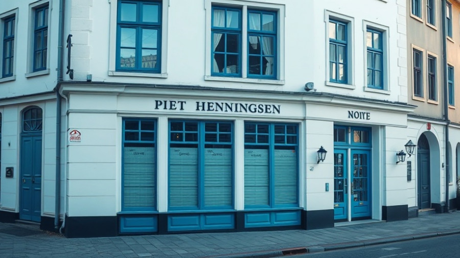 Piet Henningsen Restaurant Flensburg historic building facade.