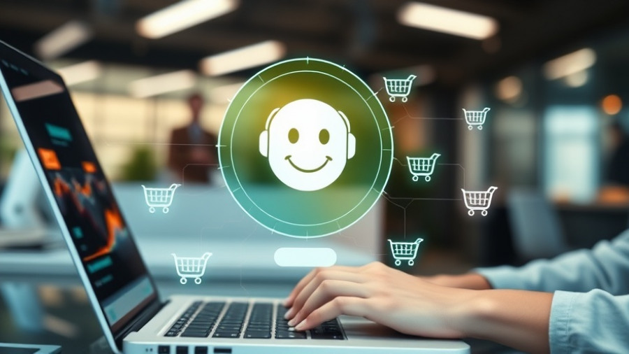 Einkaufen mit KI digital shopping concept with AI and shopping carts