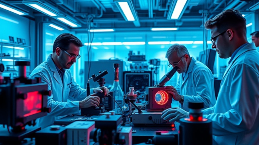 München Hotspot für Quantentechnologien, scientists in a quantum lab.