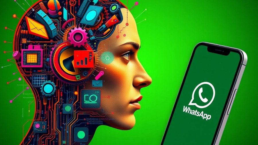 Meta blockiert ChatGPT auf WhatsApp: Abstract AI art with smartphone.