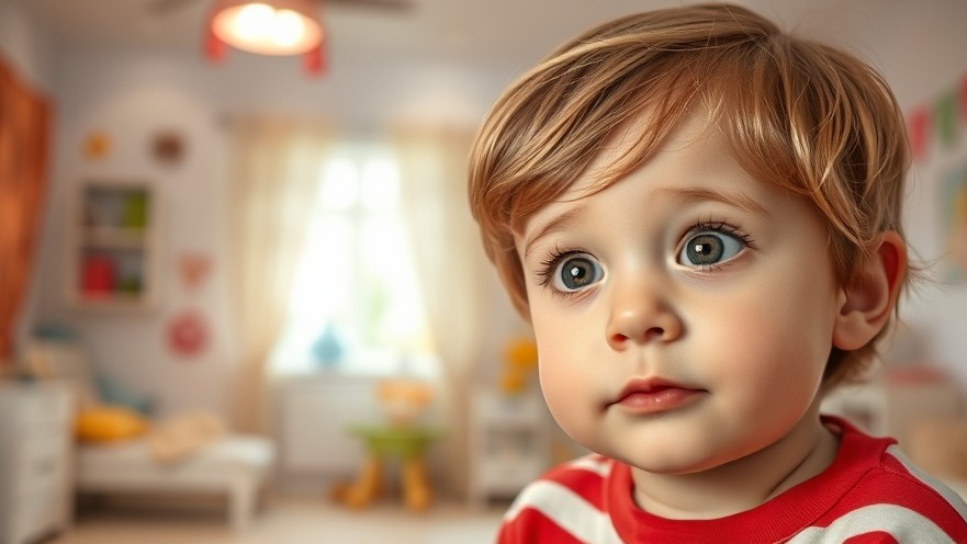 Kind betrachtet Teelicht im farbenfrohen Kinderzimmer, fördert motorische Fähigkeiten und soziale Entwicklung.
