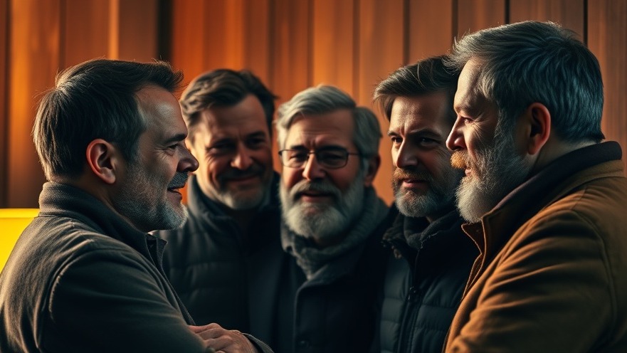 Diverse German men in discussion, reflecting Bündnis Sahra Wagenknecht's Gleichstellung.