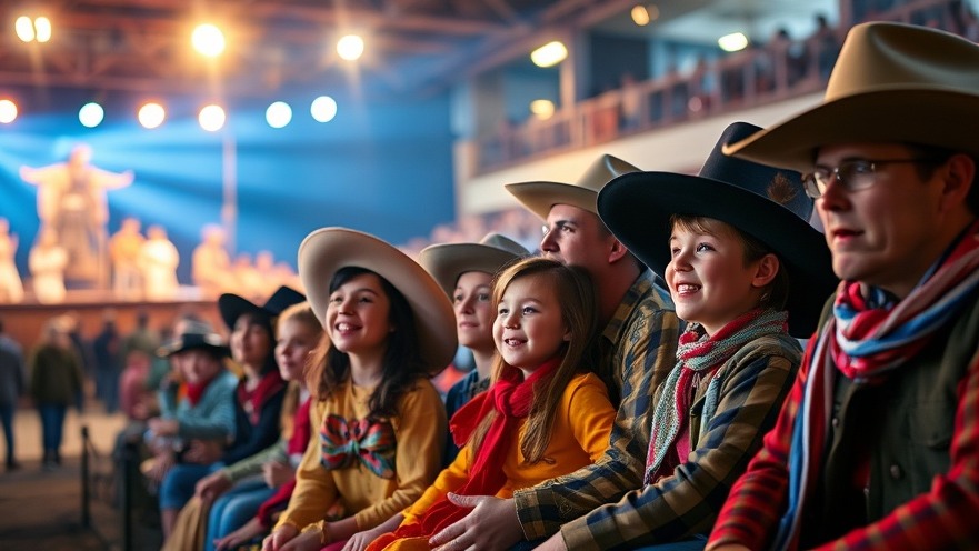 Familienunterhaltung in Norderstedt: Familien genießen ein aufregendes Wild West Schauspiel.