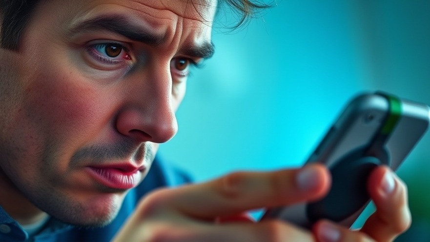 Concerned person checks smartphone near Chromecast, highlighting Google Chromecast fix and privacy implications.
