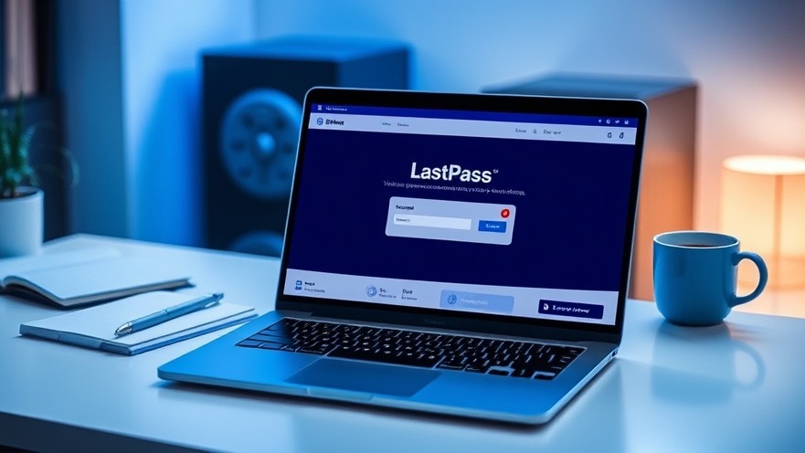 Sichere Verwaltung mit LastPass im modernen Büro für Cybersicherheit und Passwortmanager.