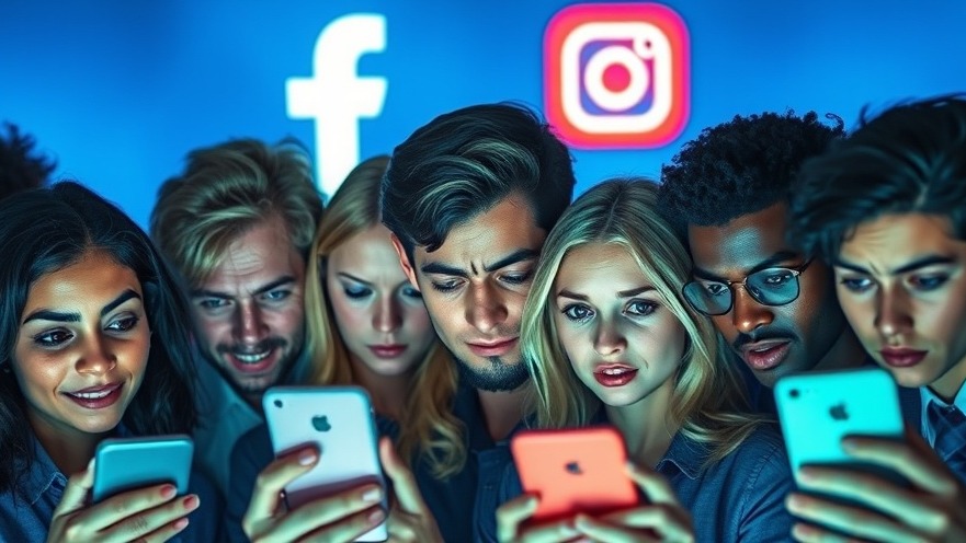 Diverse group reacting to Künstliche Intelligenz and Datenschutz on smartphones.