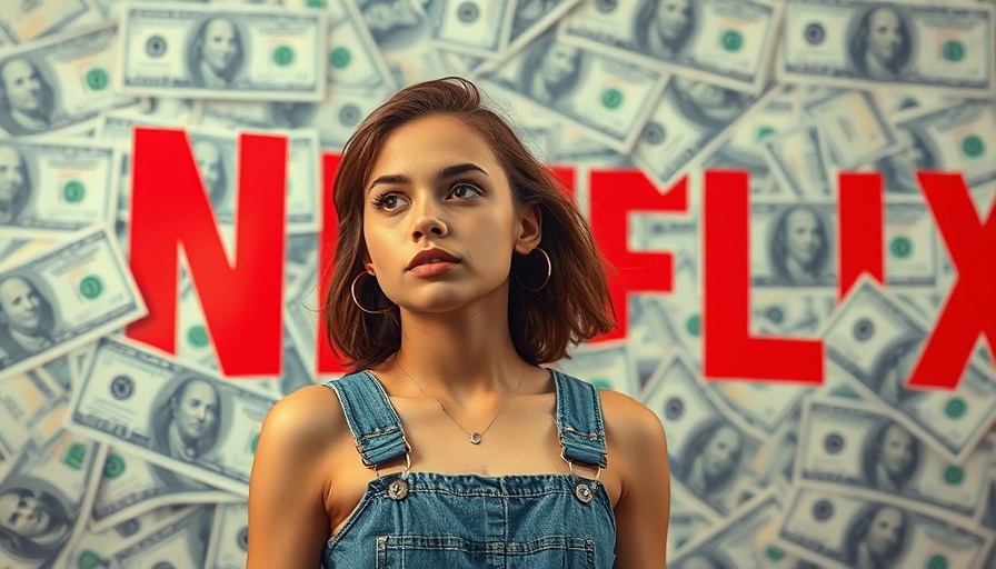 Scene from The Electric State Netflix Kritik with young woman in denim.
