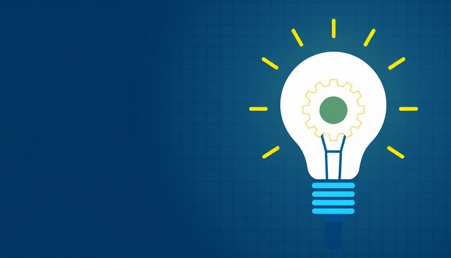 Illustration of a lightbulb with a gear inside, reflecting AI innovation.