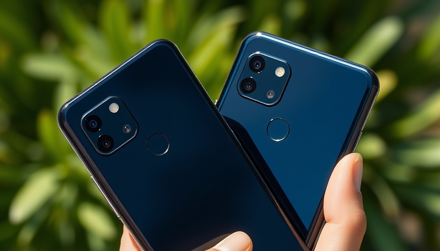 Sleek Google Pixel 10 smartphones with Pixel Sense AI feature, showcasing camera design.
