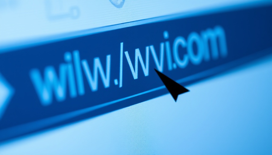 Close-up of a web URL bar with cursor; Datenschutz im Internet 2025.