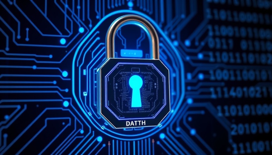 Futuristic digital lock symbolizing data protection challenges in the EU.