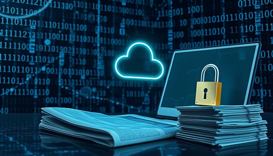 Digitale Speicherung von Off-Site-Daten durch Meta, dargestellt durch Cloud und Datenströme.