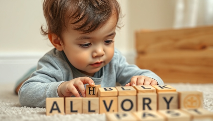 Child playing with wooden blocks, promoting creativity