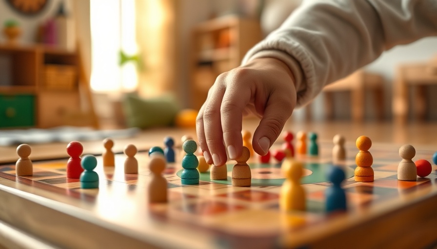 Child playing with colorful wooden toys, highlighting Vorteile von bildschirmfreier Spielzeit.