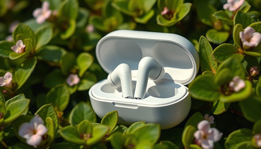 Beste In-Ear-Kopfhörer in an open case among foliage