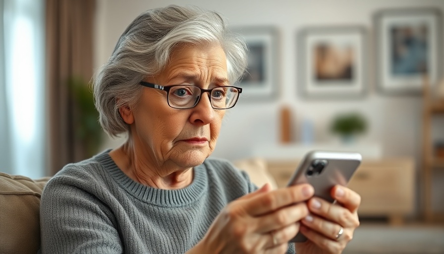Older woman reacts to Google Play Services bug on phone