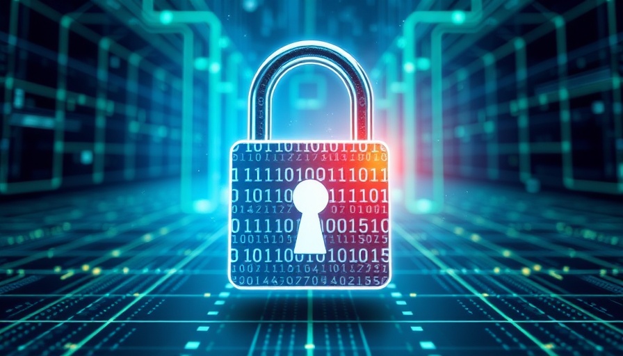 Abstract digital padlock symbolizing Datenschutz für Verbraucher.