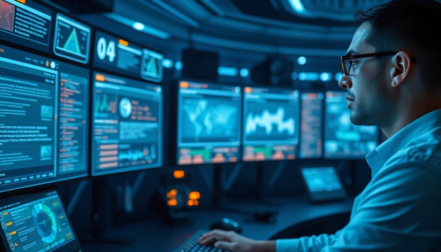 Cybersecurity professional analyzing digital interface.