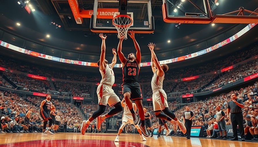 Basketball players in action near hoop, Datenschutz im Streaming