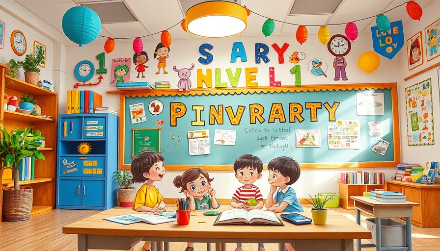 Dr. Seuss-inspired illustration of privacy lesson in a vibrant classroom.