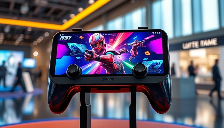 Nintendo Switch 2, dual-screen gaming console on display.